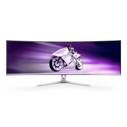 Philips Evnia 8000 49M2C8900/00 monitor komputerowy 124,2 cm (48.9") 5120 x 1440 px Dual QHD QDOLED Biały