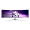 Philips Evnia 8000 49M2C8900/00 monitor komputerowy 124,2 cm (48.9") 5120 x 1440 px Dual QHD QDOLED Biały