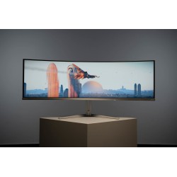 Philips Evnia 8000 49M2C8900/00 monitor komputerowy 124,2 cm (48.9") 5120 x 1440 px Dual QHD QDOLED Biały