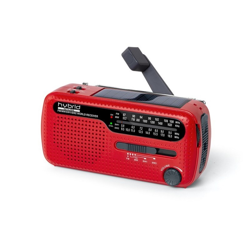 Radio z własnym zasilaniem Muse MH-07 RED, Czerwony Radio z własnym zasilaniem Muse MH-07 RED, Czerwony