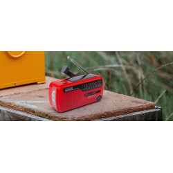 Radio z własnym zasilaniem Muse MH-07 RED, Czerwony