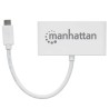 Manhattan 163552 huby i koncentratory USB 3.2 Gen 1 (3.1 Gen 1) Type-C 5000 Mbit/s Biały