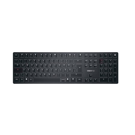 Klawiatura bezprzewodowa X Ultra Low Profile/Cordless USB czarna Niemcy