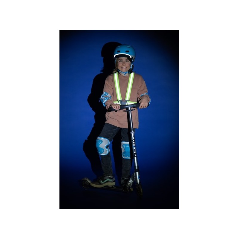 Micro Hulajnoga Sprite LED Silver Matt