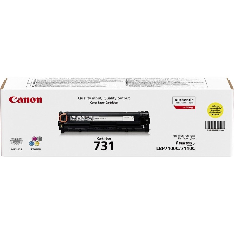 Canon Toner CRG-731 6269B002 Yellow Canon Toner CRG-731 6269B002 Yellow