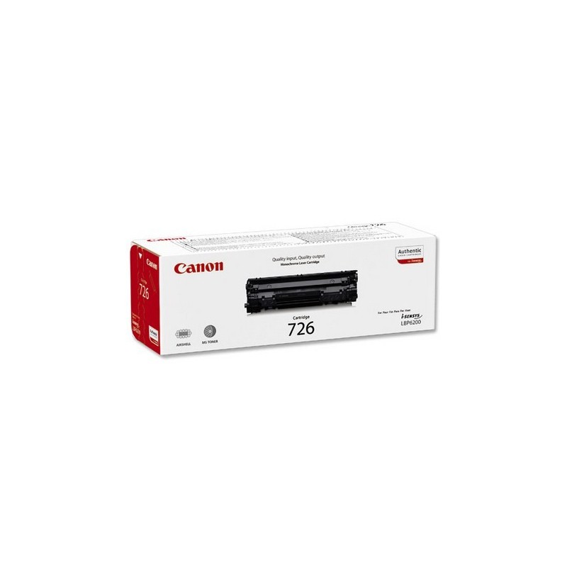 Canon CRG-726 kaseta z tonerem 1 szt. Oryginalny Czarny Canon CRG-726 kaseta z tonerem 1 szt. Oryginalny Czarny