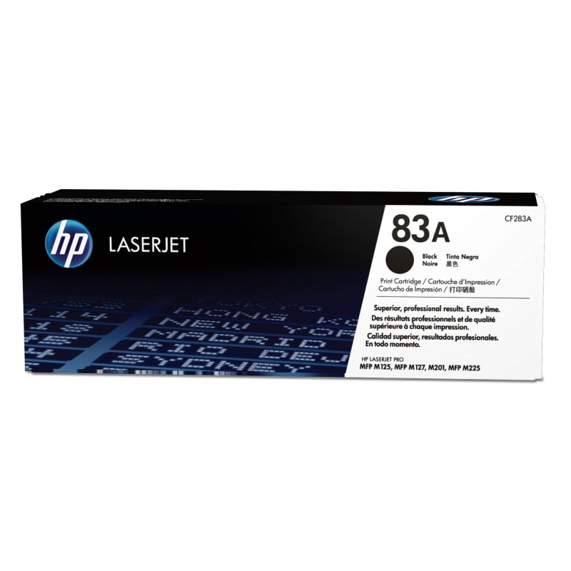 HP 83A oryginalny wkład z czarnym tonerem LaserJet HP 83A oryginalny wkład z czarnym tonerem LaserJet