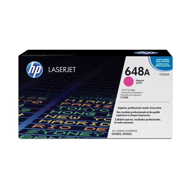 HP 648A oryginalny wkład z purpurowym tonerem LaserJet HP 648A oryginalny wkład z purpurowym tonerem LaserJet