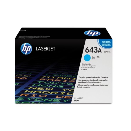 HP 643A oryginalny wkład z błękitnym tonerem LaserJet