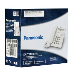 Telefon przewodowy Panasonic KX-TSC11PDW Biały