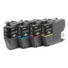 Brother LC-421XLVAL PagePack 4 szt. Oryginalny Wysoka (XL) wydajność Czarny, Cyjan, Purpurowy, Żółty