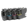 Tusz Brother LC-421VAL PagePack 4 szt. Oryginalny Standardowa wydajność Czarny, Cyjan, Purpurowy, Żółty