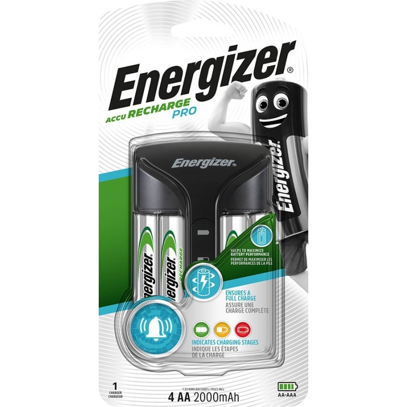 ENERGIZER ŁADOWARKA PRO+4AA ACU HR6 POW+ 2000mAh ENERGIZER ŁADOWARKA PRO+4AA ACU HR6 POW+ 2000mAh