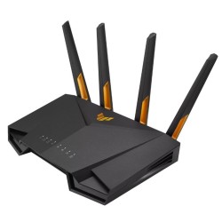 ASUS TUF Gaming AX4200 router bezprzewodowy 2,5 Gigabit Ethernet Dual-band (2.4 GHz/5 GHz) Czarny, Pomarańczowy