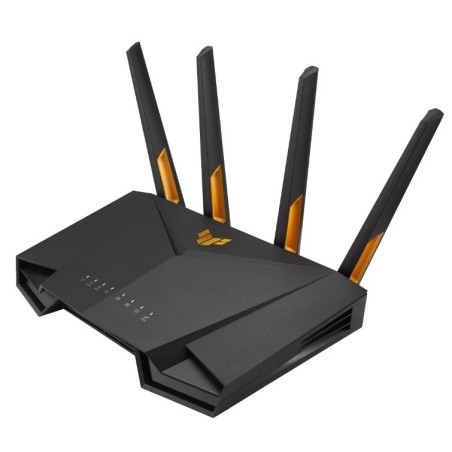 ASUS TUF Gaming AX4200 router bezprzewodowy 2,5 Gigabit Ethernet Dual-band (2.4 GHz/5 GHz) Czarny, Pomarańczowy