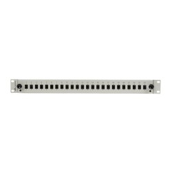 Przełącznica światłowodowa LANBERG 24xSC simplex / 24xLC duplex Rack 19" 1U szara + akcesoria