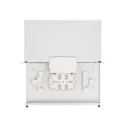 Przełącznica światłowodowa LANBERG 24xSC simplex / 24xLC duplex Rack 19" 1U szara + akcesoria
