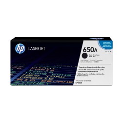 HP 650A oryginalny wkład z czarnym tonerem LaserJet