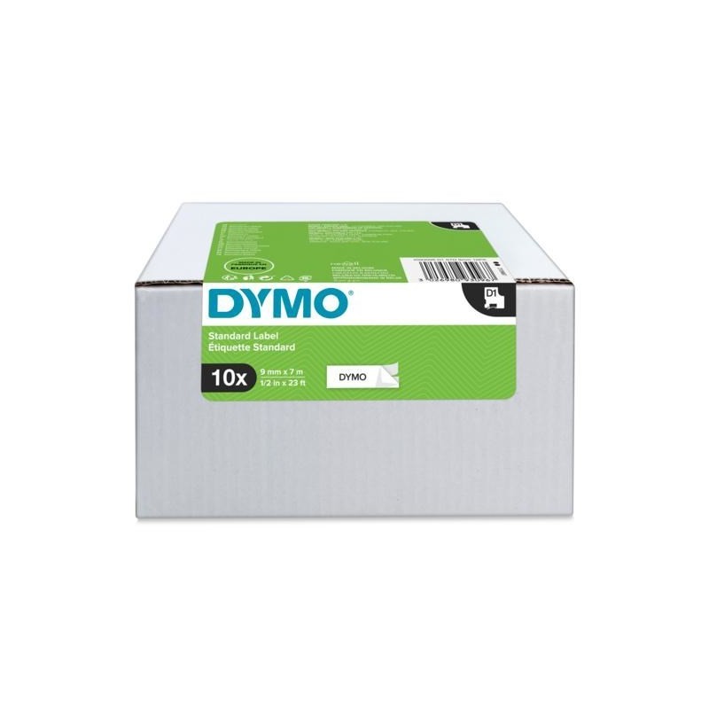 Taśma D1 9x7mm czarna na białym/Advantage Pack 10 szt. Taśma D1 9x7mm czarna na białym/Advantage Pack 10 szt.