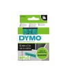 DYMO D1 - Standard Etykiety - Czarny na zielonym - 12mm x 7m