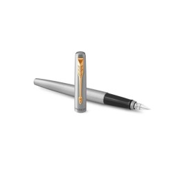 Parker Jotter wieczne pióro Czarny, Złoto, Stal nierdzewna 1 szt.