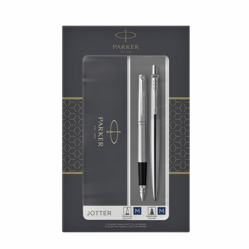 Parker 2093258 zestaw piór Czarny, Srebrny 2 szt. Parker 2093258 zestaw piór Czarny, Srebrny 2 szt.