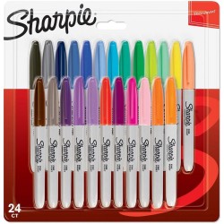 Sharpie 2065405 marker 24 szt. Cienka /Kulowa końcówka Wielobarwny