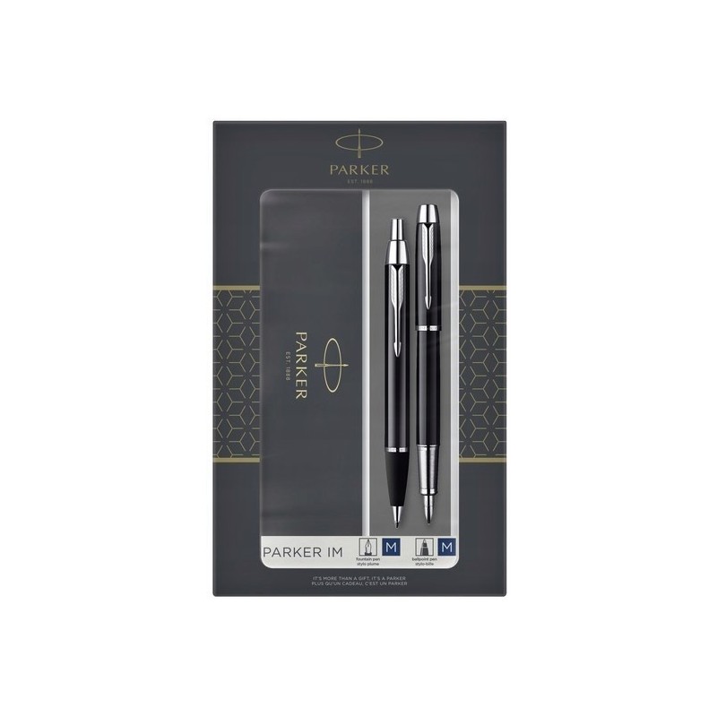 Parker 2093215 zestaw piór Czarny, Srebrny 2 szt. Parker 2093215 zestaw piór Czarny, Srebrny 2 szt.