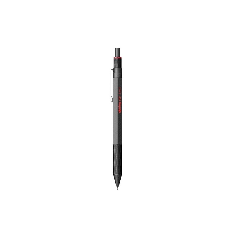 Długopis i ołówek trzy w jednym MULTIPEN Rotring 600 Czarny Długopis i ołówek trzy w jednym MULTIPEN Rotring 600 Czarny