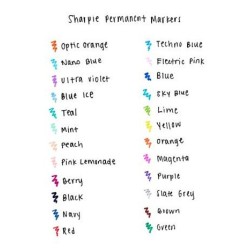 Sharpie Fine marker 18 szt. Końcówka cienka Wielobarwny