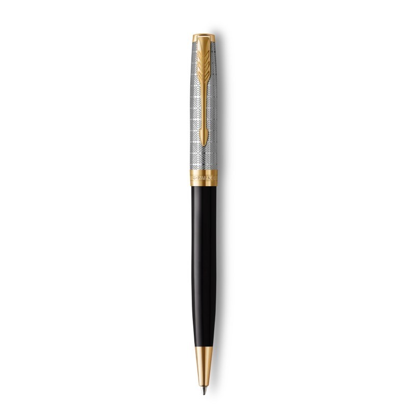 Długopis PARKER Sonnet Premium Metal & Black Gold Clip swallow marki PARKER Długopis PARKER Sonnet Premium Metal & Black Gold Clip swallow marki PARKER