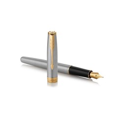 Pióro wieczne Parker Sonnet Stainless Steel GT (F)