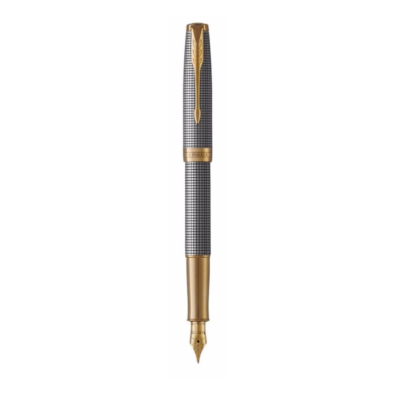 Pióro wieczne Parker Sonnet Chiselled Silver GT F Pióro wieczne Parker Sonnet Chiselled Silver GT F