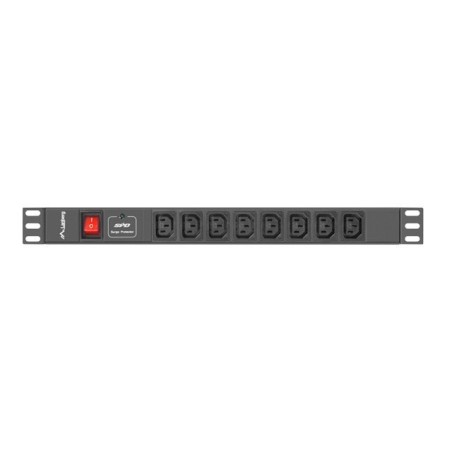 LANBERG LISTWA ZASILAJĄCA RACK PDU (1U, 16A, 8X IEC C13)