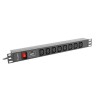 LANBERG LISTWA ZASILAJĄCA RACK PDU (1U, 16A, 8X IEC C13)