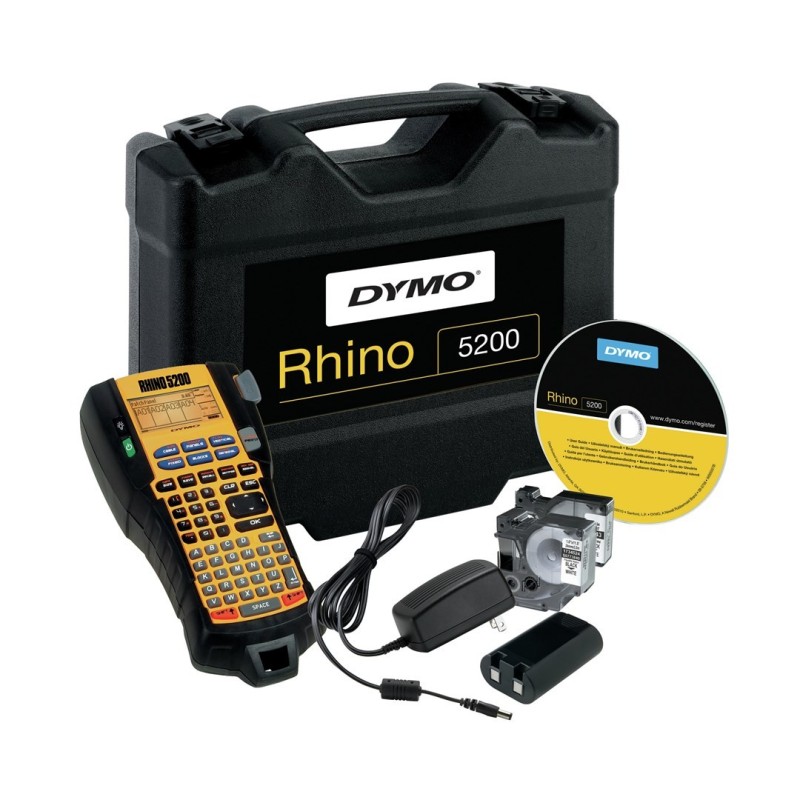 DYMO RHINO 5200 Kit drukarka etykiet Termotransferowy 180 x 180 DPI ABC DYMO RHINO 5200 Kit drukarka etykiet Termotransferowy 180 x 180 DPI ABC