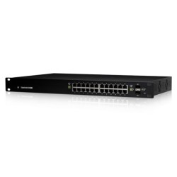 Ubiquiti EdgeSwitch 24 250W Zarządzany L2/L3 Gigabit Ethernet (10/100/1000) Obsługa PoE 1U Czarny