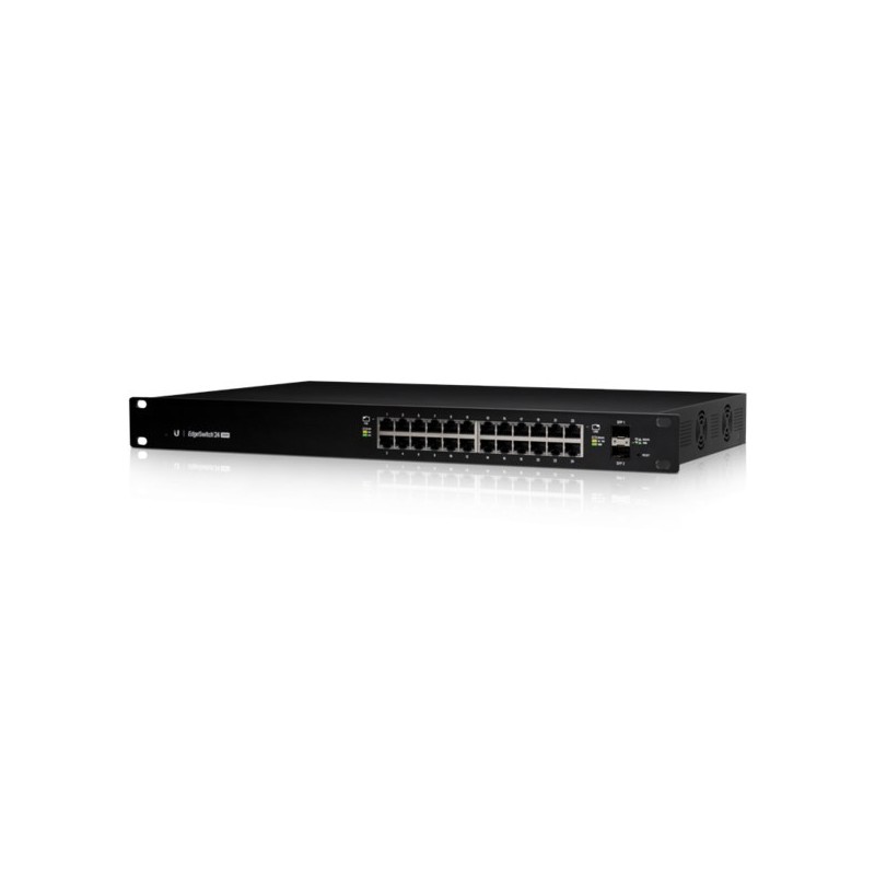 Ubiquiti EdgeSwitch 24 250W Zarządzany L2/L3 Gigabit Ethernet (10/100/1000) Obsługa PoE 1U Czarny