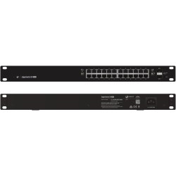 Ubiquiti EdgeSwitch 24 250W Zarządzany L2/L3 Gigabit Ethernet (10/100/1000) Obsługa PoE 1U Czarny