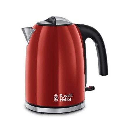 Russell Hobbs 20412-70 czajnik elektryczny Czarny, Czerwony, Stal nierdzewna