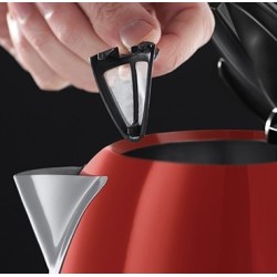 Russell Hobbs 20412-70 czajnik elektryczny Czarny, Czerwony, Stal nierdzewna