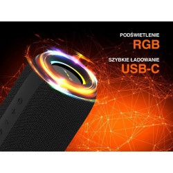 TRACER GŁOŚNIK TWS XTREMEBEAT ULTRA BLUETOOTH RGB