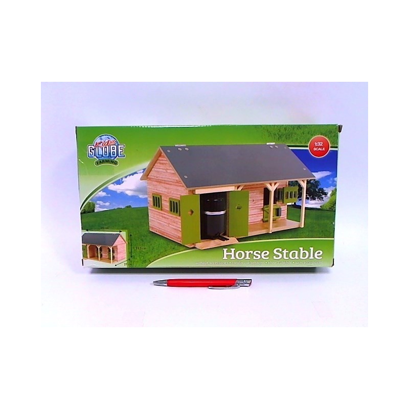 Stajnia z dwoma boksami 34x22x19cm 1:32
