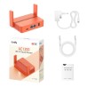 Cudy AC1200 router bezprzewodowy Fast Ethernet Pomarańczowy