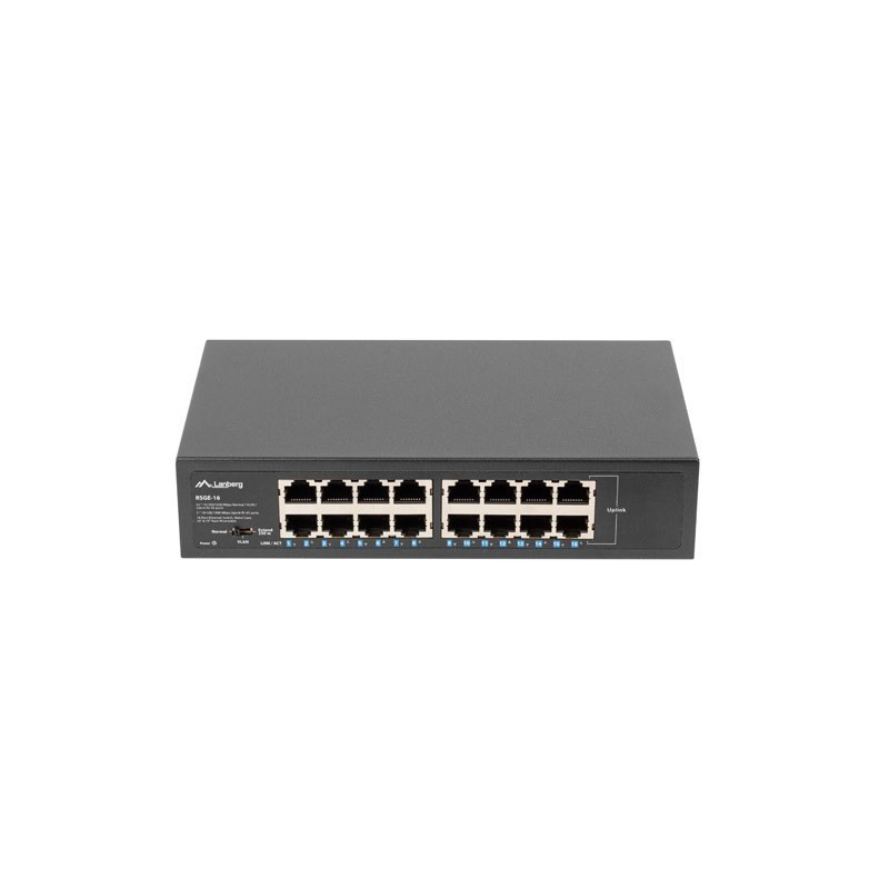 LANBERG SWITCH RSGE-16 RACK 10"/19" (16-PORT, 1GB) LANBERG SWITCH RSGE-16 RACK 10"/19" (16-PORT, 1GB)