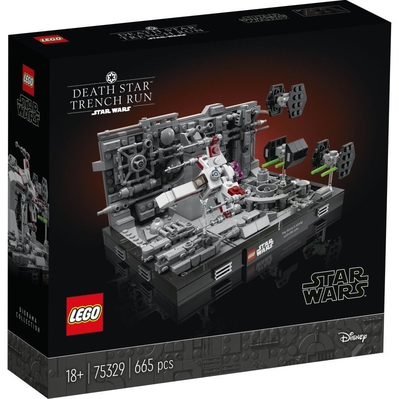 Zestaw LEGO Star Wars 75329 Diorama: Szturm na Gwiazdę Śmierci