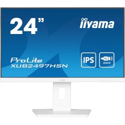 Płaski ekran iiyama 24 XUB2497HSN-W2 HDMI DP USB USB-C - 60,5 cm