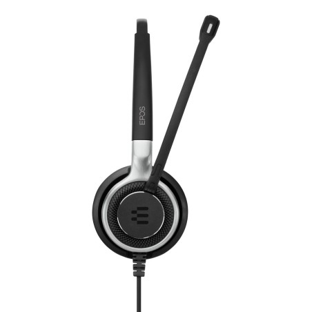 EPOS IMPACT SC 635 USB Zestaw słuchawkowy Przewodowa Opaska na głowę Połączenia/muzyka USB Typu-A Czarny, Srebrny