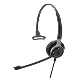 EPOS IMPACT SC 635 USB Zestaw słuchawkowy Przewodowa Opaska na głowę Połączenia/muzyka USB Typu-A Czarny, Srebrny