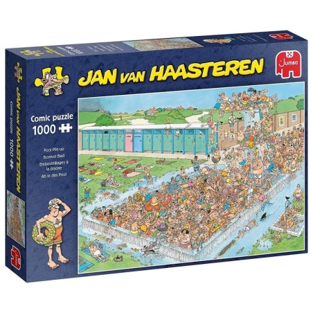Jan van Haasteren Pool Pile-Up 1000 pcs Puzzle układanka 1000 szt. Kreskówki